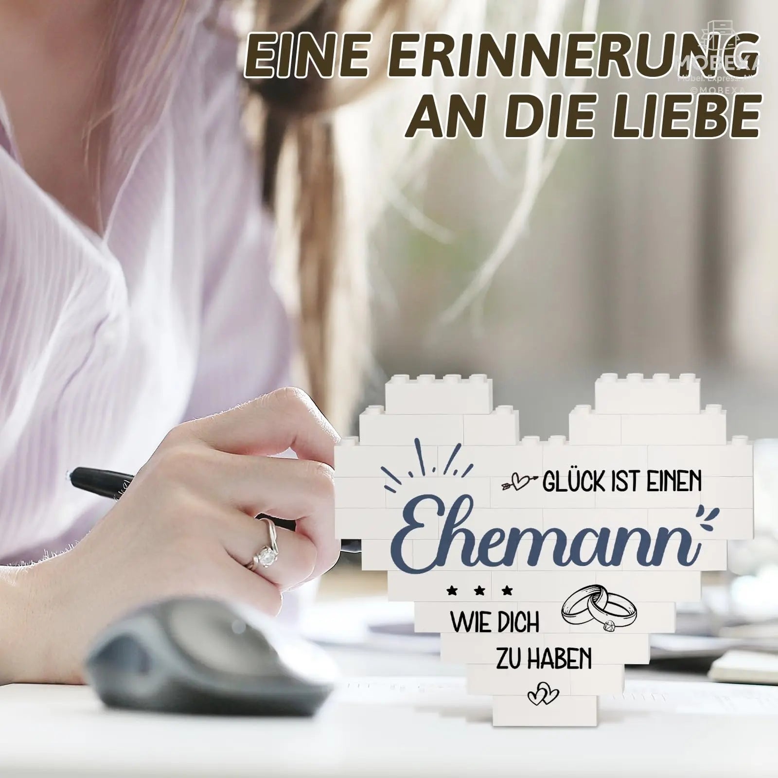 Gift for Dad for Christmas, Birthday Gift for Dad from Daughter Son, Gifts for Dad on Birthday, Valentine's Day, Heart Shaped Plaque Decoration MOBEXA