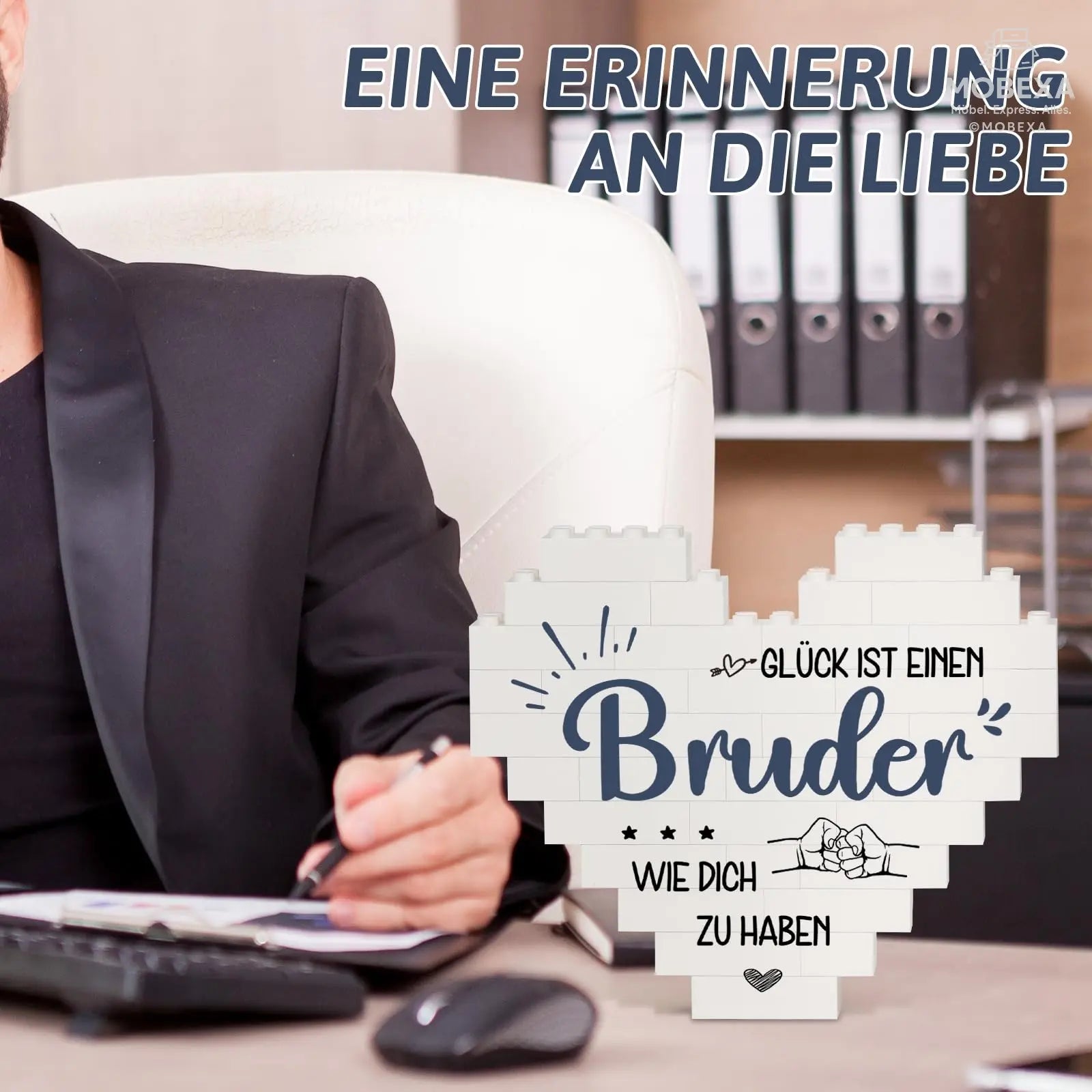 Gift for Dad for Christmas, Birthday Gift for Dad from Daughter Son, Gifts for Dad on Birthday, Valentine's Day, Heart Shaped Plaque Decoration MOBEXA