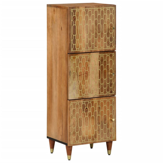 Highboard 40X33X110 Cm Massivholz Mango