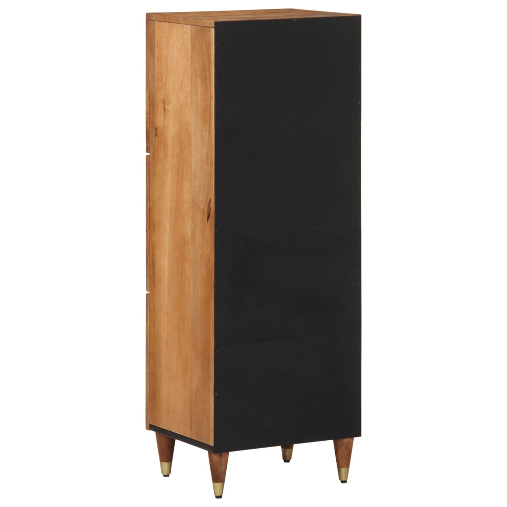 Highboard 40X33X110 Cm Massivholz Mango