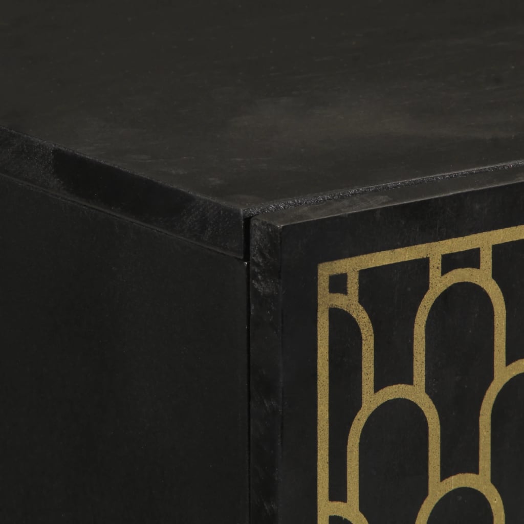 Highboard 60X33X100 Cm Massivholz Mango