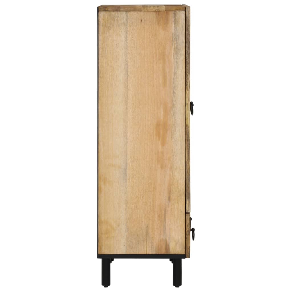 Highboard 60X33X100 Cm Massivholz Mango