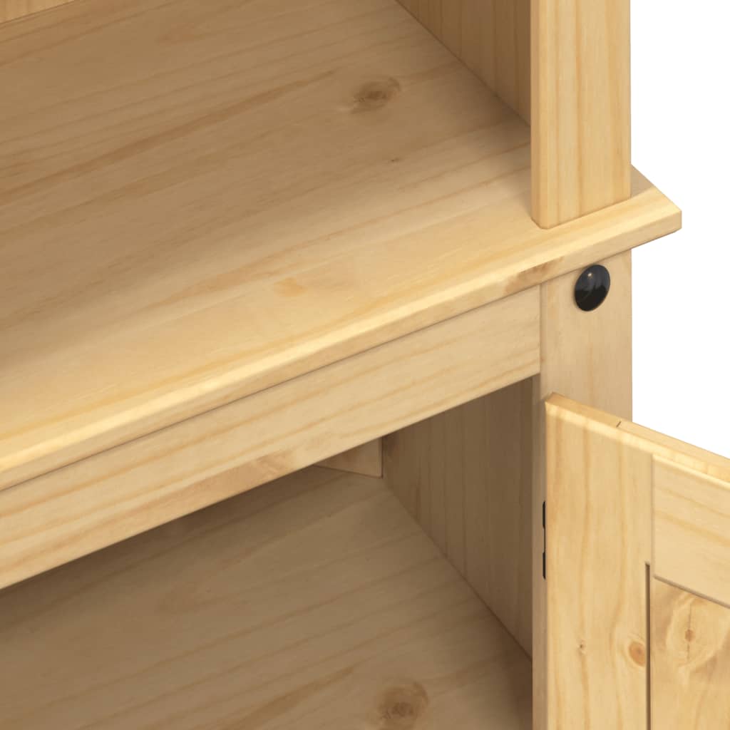 Highboard Corona 74X38X170 Cm Massivholz Kiefer