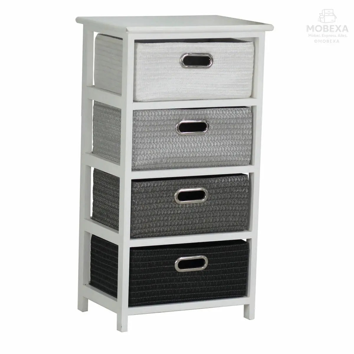 Kommode DKD Home Decor – Weiß & Grau (40 x 29 x 74 cm) Bigbuy