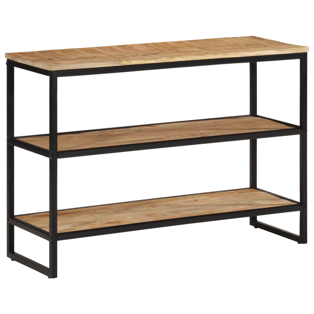 Konsolentisch 100X35X70 Cm Raues Massivholz Mango