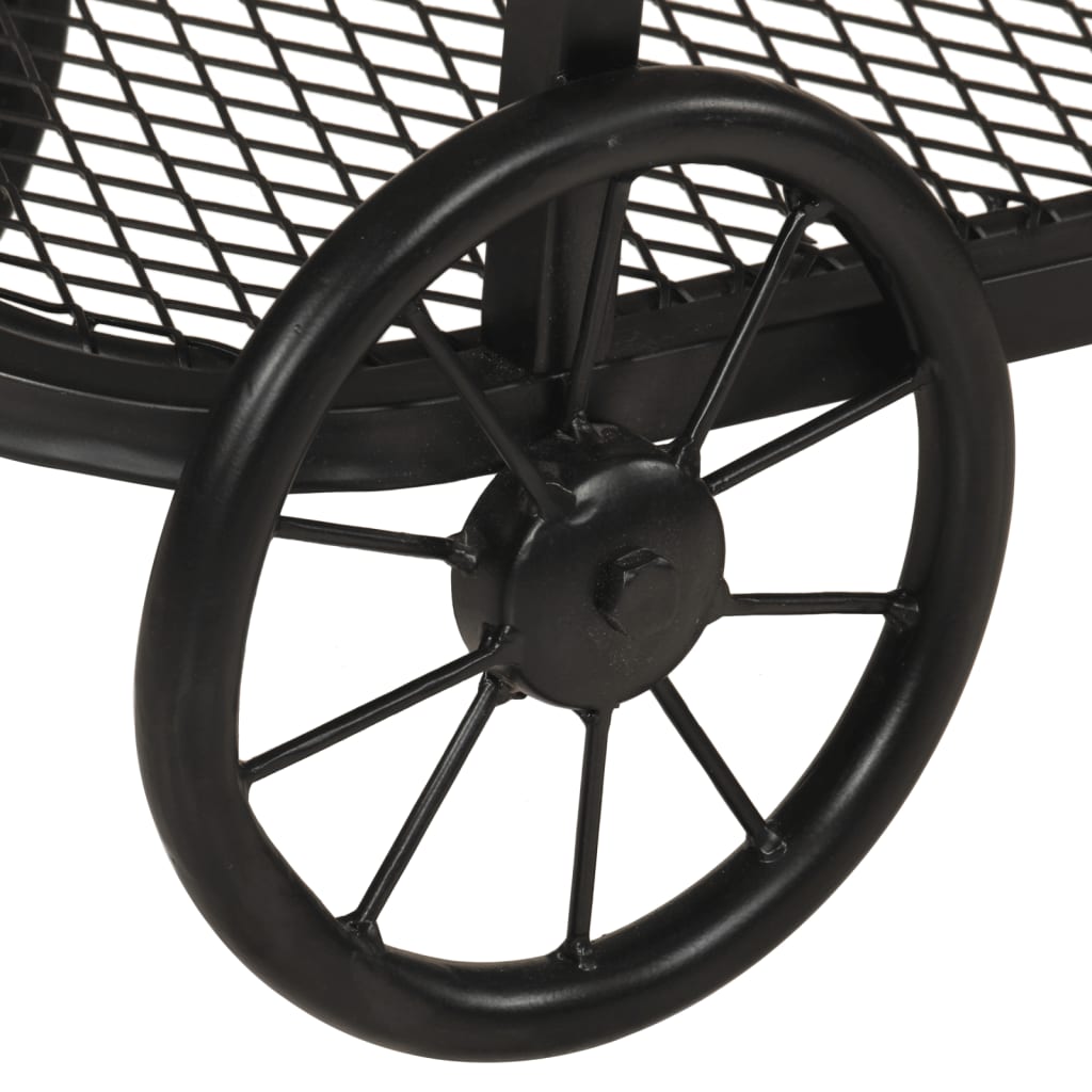 Konsolentisch 112X36X76 Cm Massivholz Mango Und Eisen