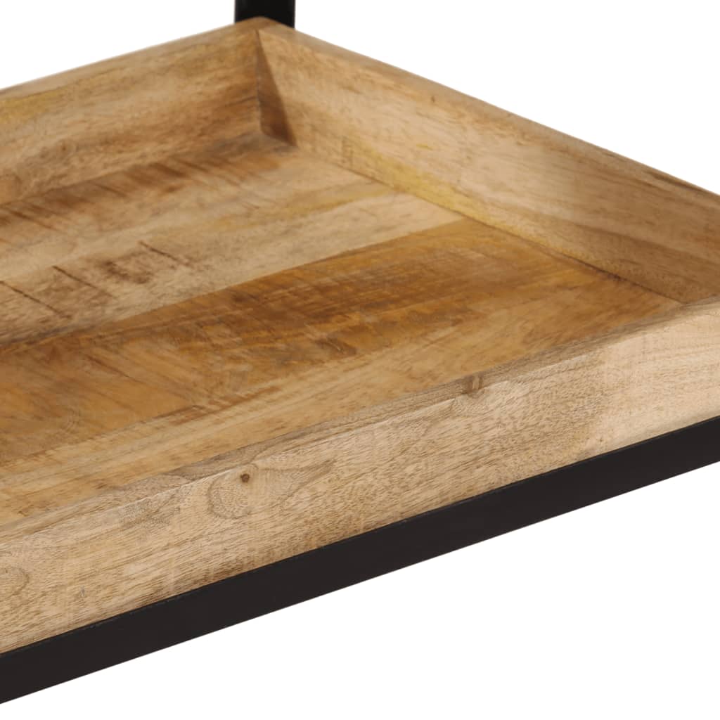 Küchenwagen 60X40X80 Cm Raues Massivholz Mango