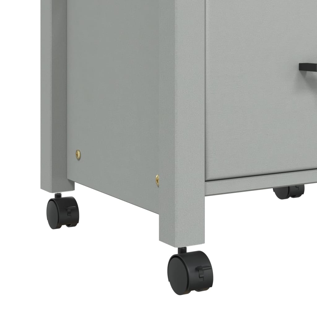 Küchenwagen Monza 48X40X88,5 Cm Massivholz Kiefer