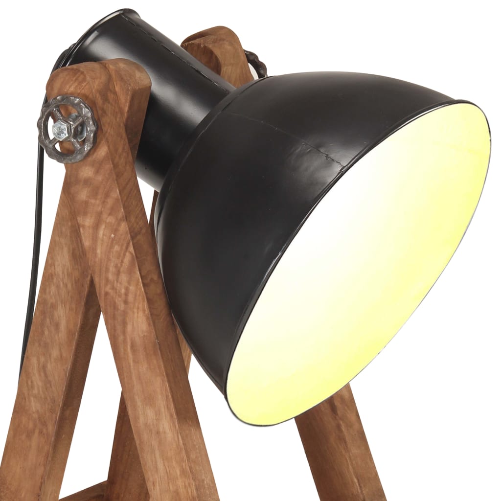Stehlampen 3 Stk. E27 Mango Massivholz