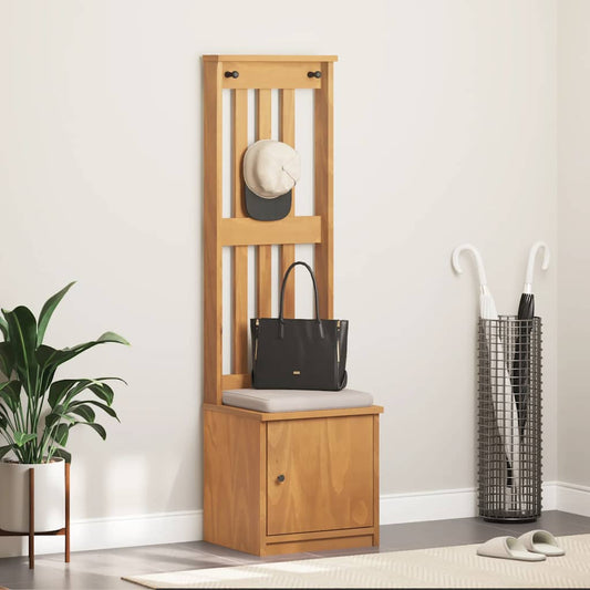 Garderobenständer Sandnes 45X40X159,5 Cm Massivholz Kiefer