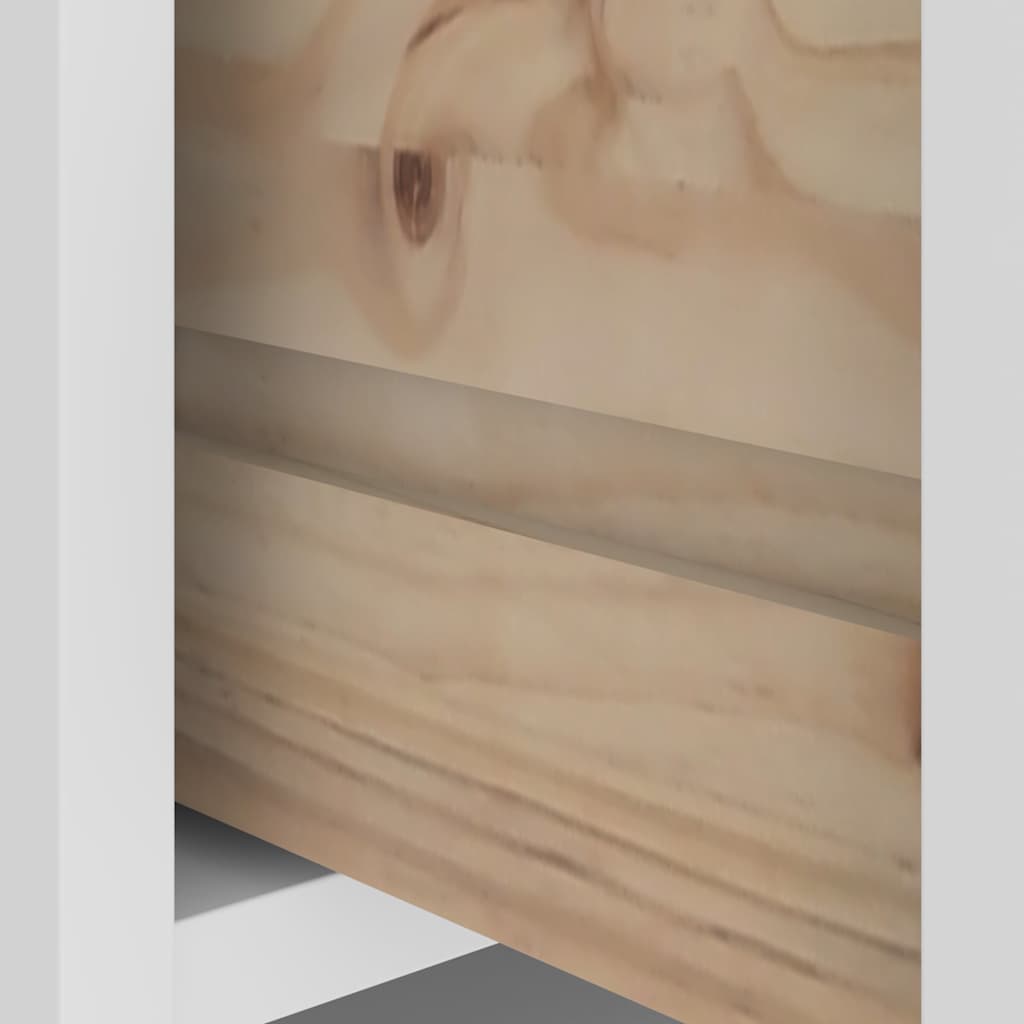 Garderobenständer Sandnes 45X40X159,5 Cm Massivholz Kiefer