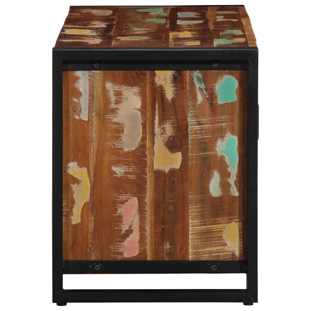 Schuhbank Mehrfarbig 100 X 40 X 50 Cm Massivholz Altholz