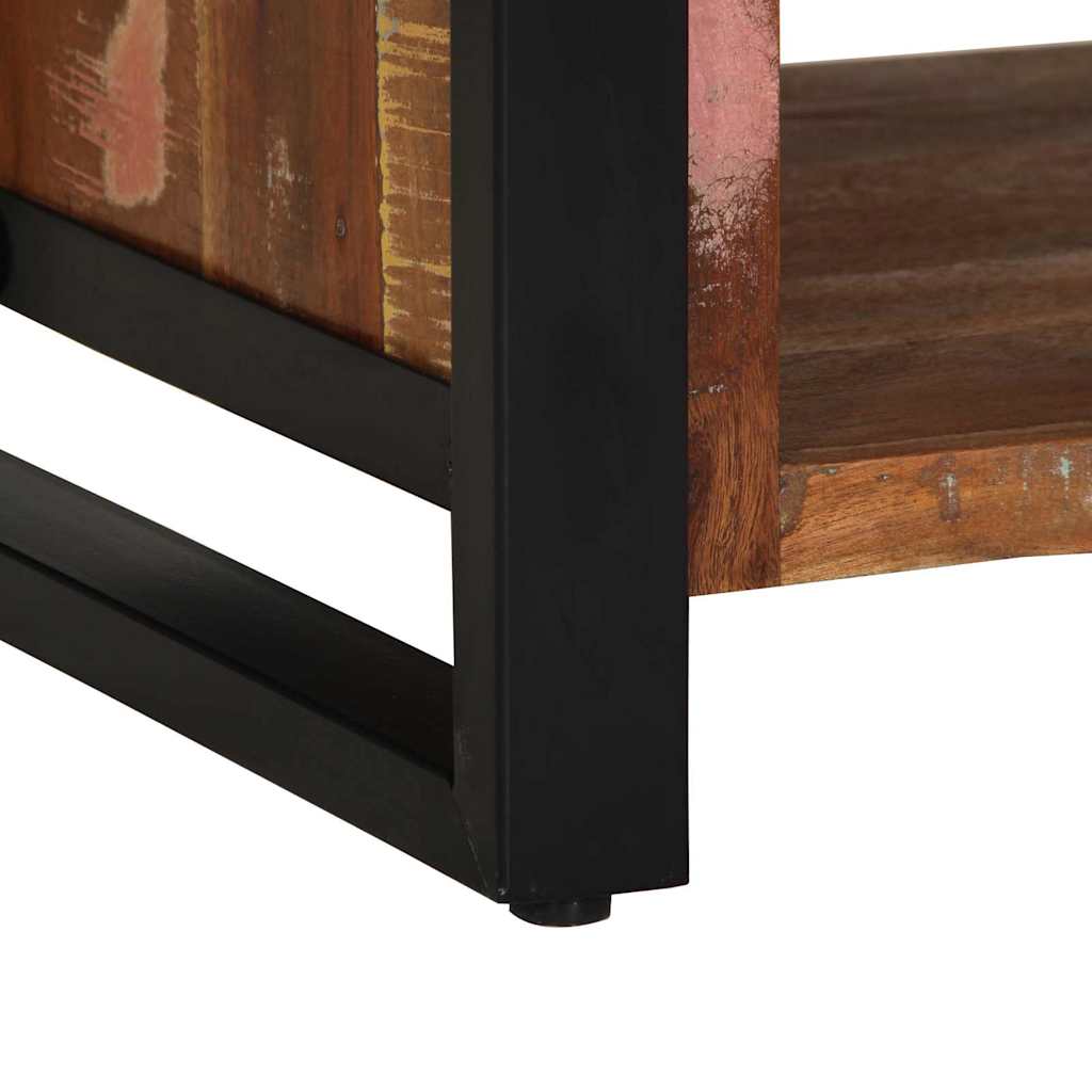 Schuhbank Mehrfarbig 100 X 40 X 50 Cm Massivholz Altholz