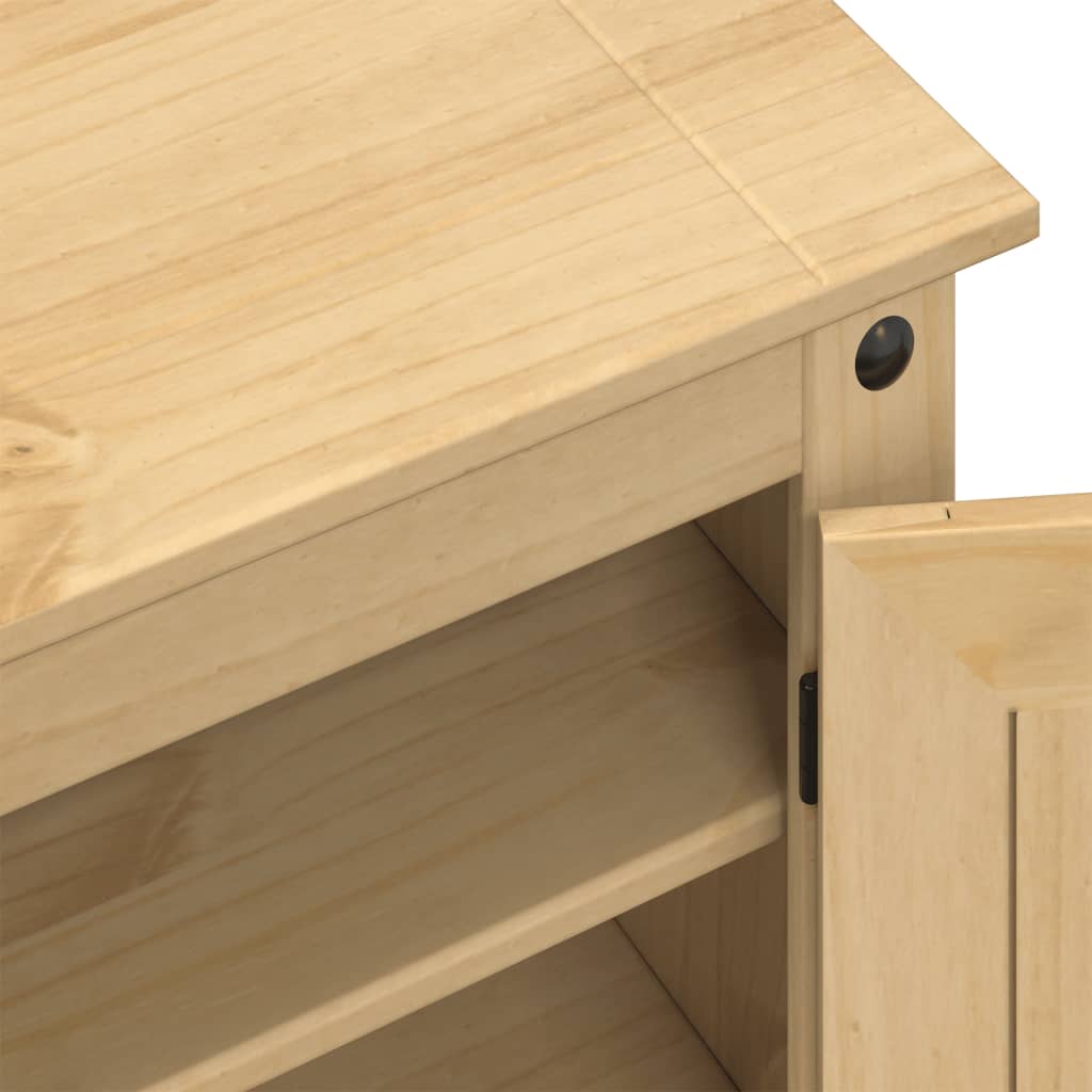 Schuhschrank Corona 86X38,5X108 Cm Massivholz Kiefer