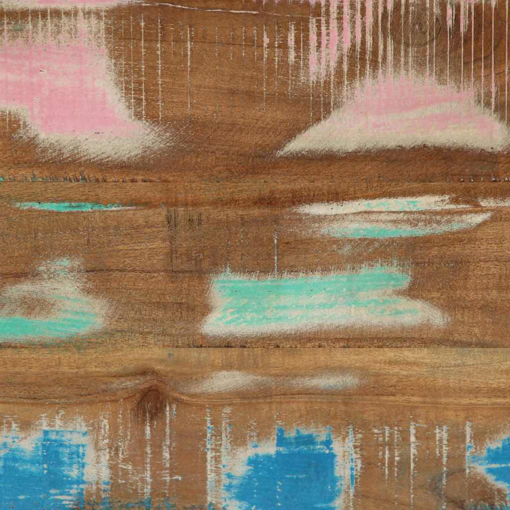 Garderobenständer Braun 73 X 19 X 23 Cm Massivholz Altholz