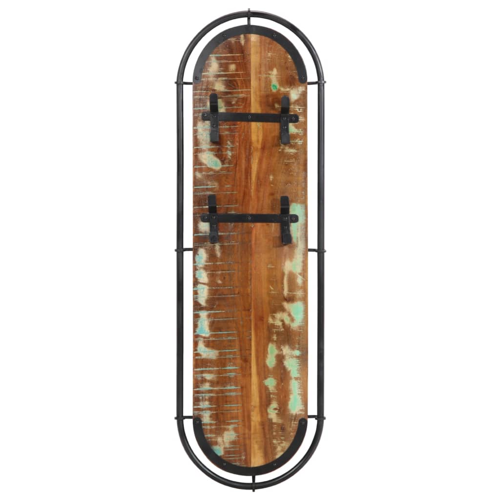 Wandgarderoben Mit 4 Haken 2 Stk. Altholz Massiv