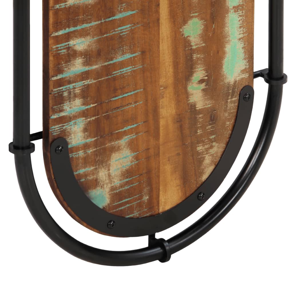 Wandgarderoben Mit 4 Haken 2 Stk. Altholz Massiv