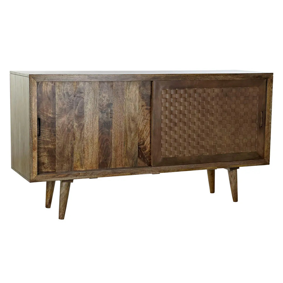 Massives Sideboard aus Mangoholz – 4 Schubladen & 4 Fächer, 160 cm Bigbuy