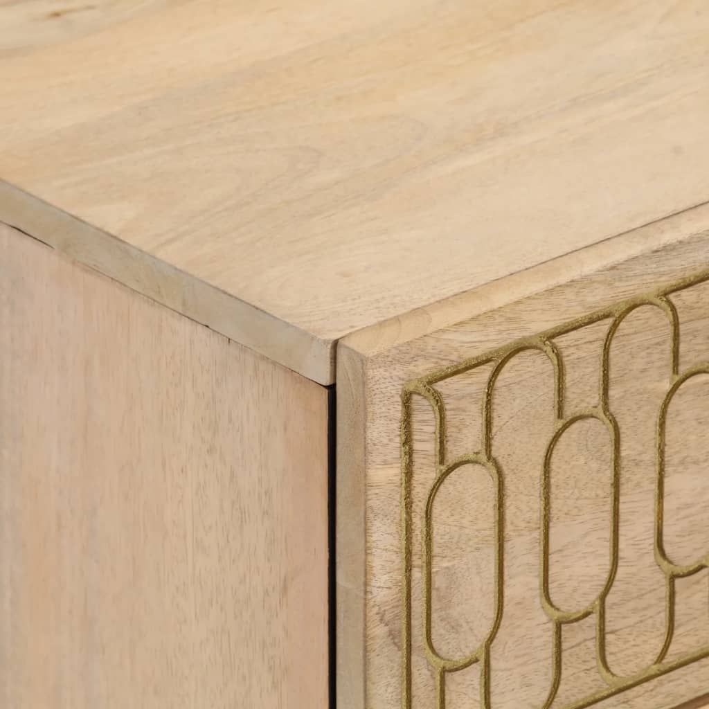 Nachttisch 40X33X46 Cm Massivholz Mango