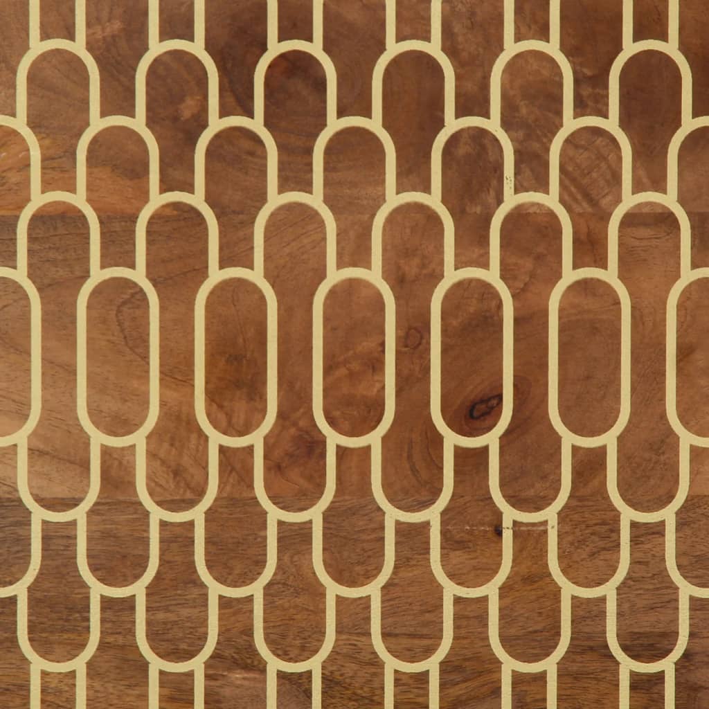 Nachttisch 40X33X46 Cm Massivholz Mango