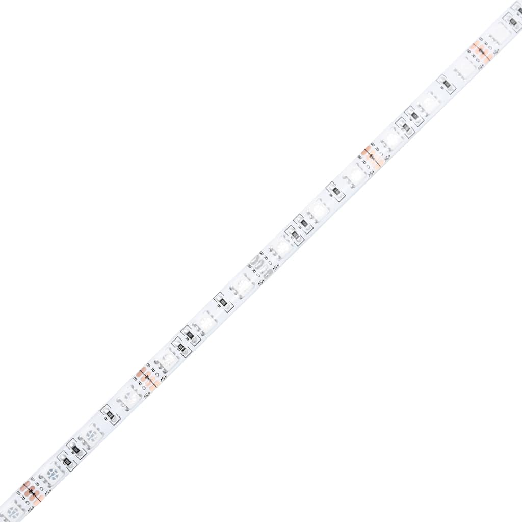 Nachttisch Mit Led-Leuchten Braun Eichen-Optik 50X40X45 Cm