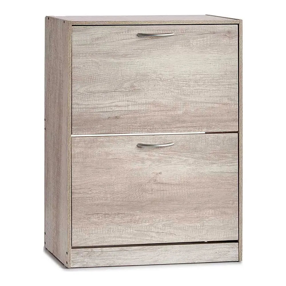 Schuhregal aus Spanplatte – Beige (24 x 80 x 60 cm) Bigbuy