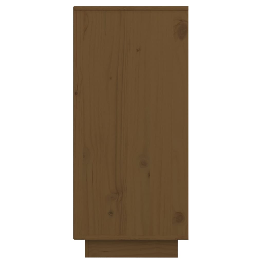 Sideboard 60X34X75 Cm Massivholz Kiefer