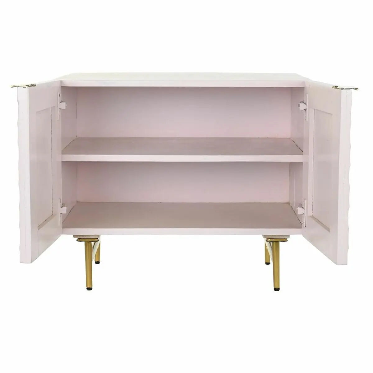 Sideboard DKD Home Decor – Pink & Gold, Mango-Holz & Metall Bigbuy