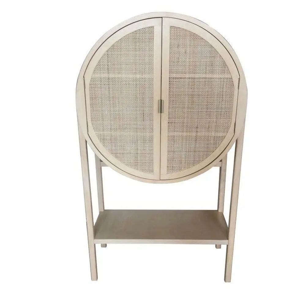 Sideboard DKD Home Decor – Rundes Design Paolownia- & MDF-Holz Bigbuy