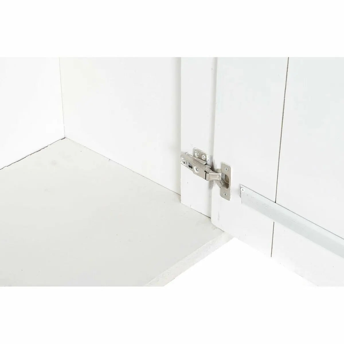 Sideboard mit Messingdetails – Weiß/Gold, 93 cm Bigbuy