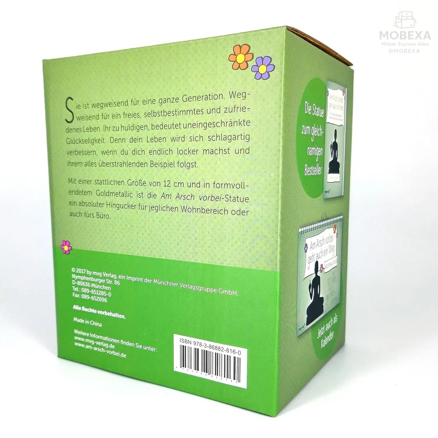 mvg Verlag Am Arsch vorbei – die Statue: Das perfekte Geschenk für Geburtstag, Weihnachten oder zwischendurch. Die Statue zum SPIEGEL-Bestseller MOBEXA