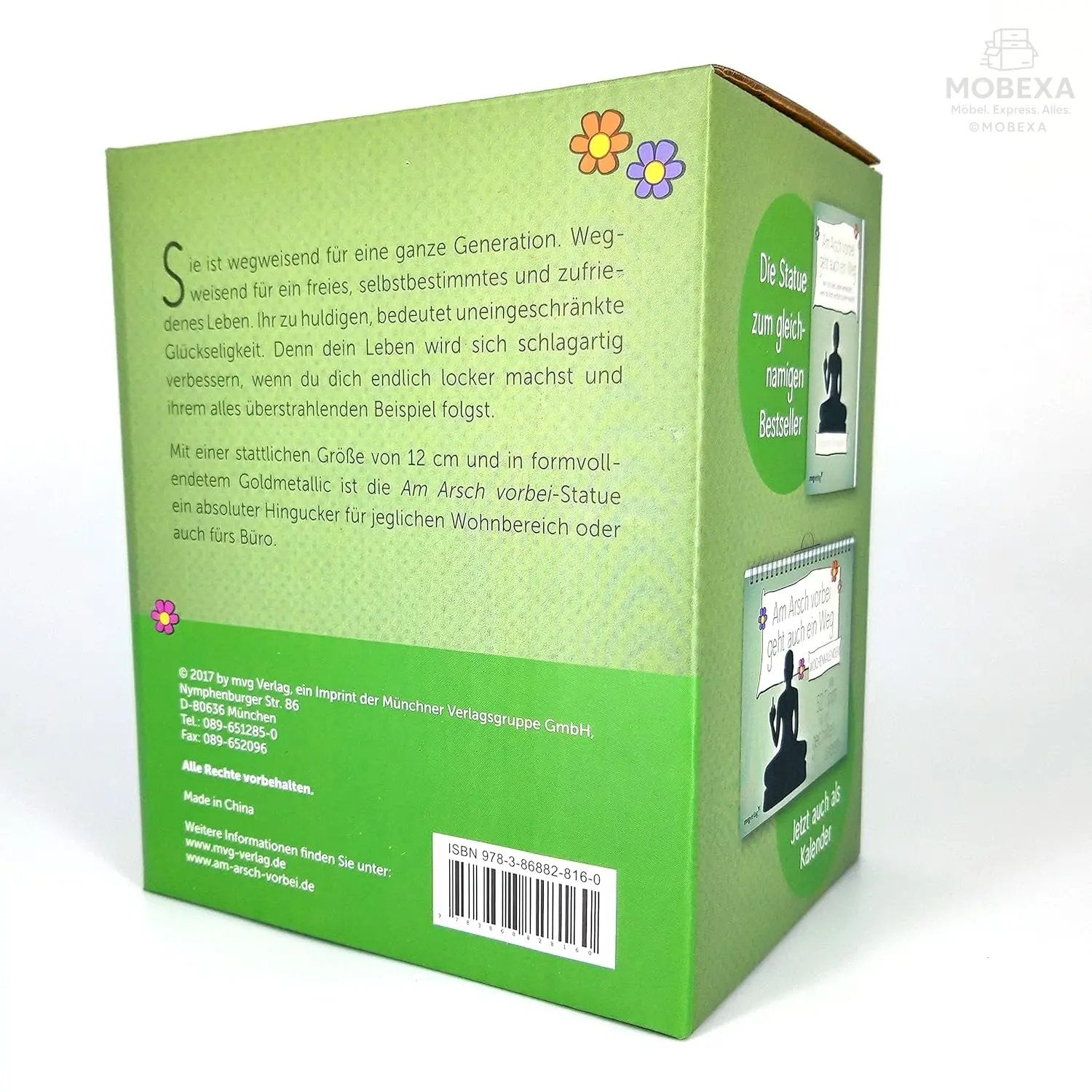 mvg Verlag Am Arsch vorbei – die Statue: Das perfekte Geschenk für Geburtstag, Weihnachten oder zwischendurch. Die Statue zum SPIEGEL-Bestseller MOBEXA